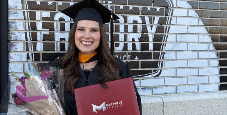 Maryville University graduate Lindsay A.